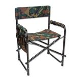 Кресло складное с карманом на подлокотнике Кедр, сталь - миниатюра