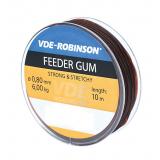 Фидергам ROBINSON Feeder Gum 10 м/0,8 мм (коричневый) - миниатюра