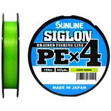 Шнур плетеный Sunline SIGLON Light Green PE×4 150м #0.8/12LB - миниатюра