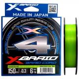 Плетёнка YGK X-Braid Braid Cord X4 150m/0.185 (Chartreuse) - миниатюра