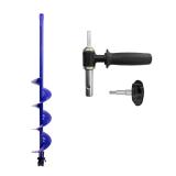 Комплект Шнек для шуруповерта 100R с правым вращением+Адаптер - миниатюра