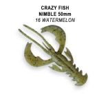 Твистеры (съедобная резина) Crazy Fish NIMBLE 5 (2