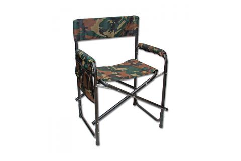 Кресло складное с карманом на подлокотнике Кедр, сталь
