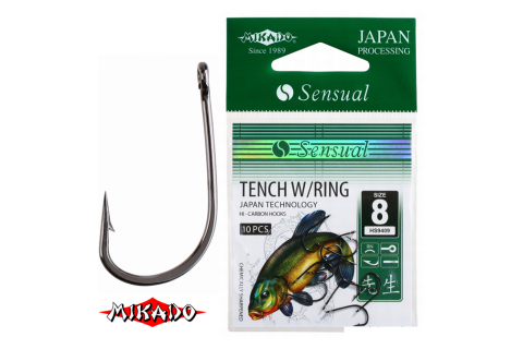 Крючки Mikado SENSUAL - TENCH W/RING