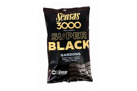 Прикормка Sensas 3000 Super BLACK GARDONS 1 кг
