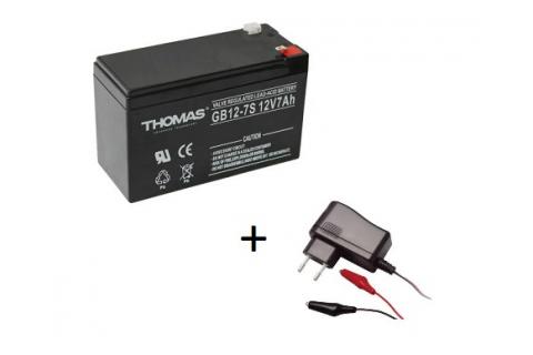 Зарядное устройство Vanson BC612V+ Аккумулятор THOMAS GB12-7S 12V, 7Ah (при покупке эхолота)