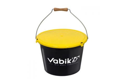 Ведро для прикормки Vabik PRO Black 13 л с крышкой