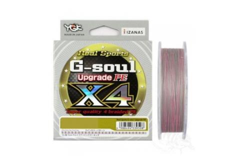 Плетёнка YGK G-Soul X-4 Upgrade 150m/#0,6/12lb (мультиколор)