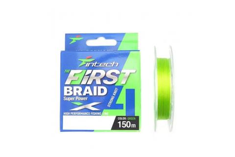 Плетёнка Intech First Braid X4 Green 150/0.128-0.205
