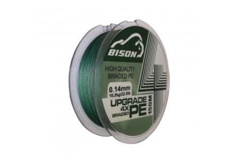 Плетёнка BISON Upgrade PEx4 150m/0.14mm (Зеленый)