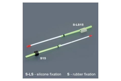 Кивок лавсановый двойной на силиконе NOD S-LS15 (120 мм, тест 0,4-1,8 г, жесткость 35 г) 1 шт. 
