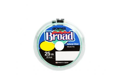 Леска монофильная Owner BROAD 25 м (светло-зеленая)