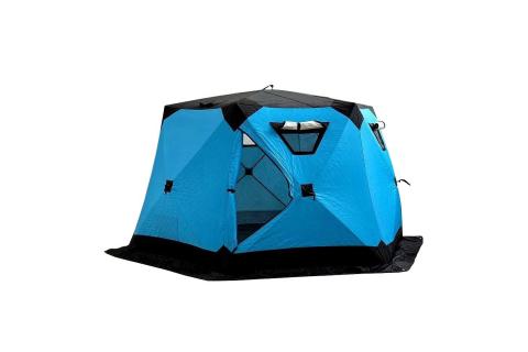 Палатка зимняя трехслойная с дном (2,8 х 2,8 х 1,8 м) шестигранная Палатка зимняя трехслойная с дном (2,8 х 2,8 х 1,8 м) шестигранная