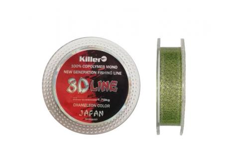 Леска Killer 3D Line 30 м (хамелеон)