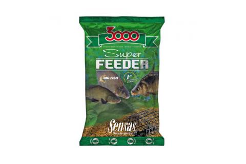 Прикормка Sensas 3000 SUPER FEEDER BIG FISH 1кг