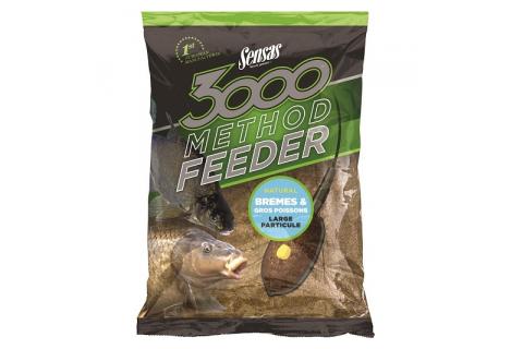 Прикормка Sensas 3000 METHOD FEEDER BREAM&BIG FISH 1 кг