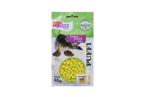 Воздушное тесто GRIZZLY BAITS PUFFI Fluo ананас 30 г