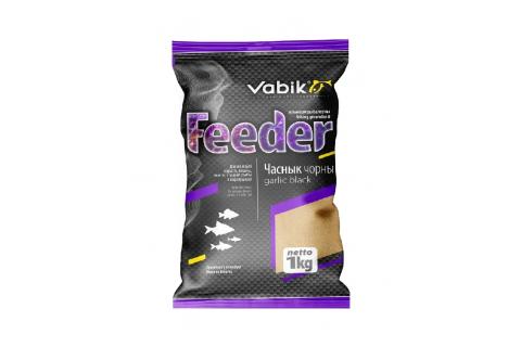 Прикормка Vabik FEEDER Чеснок черный 1 кг 