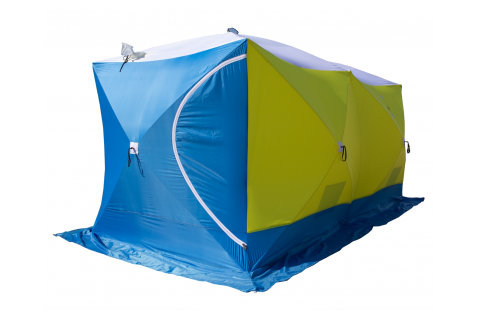 Палатка зимняя СТЭК КУБ 3T Дубль (трехслойная, дышащая)