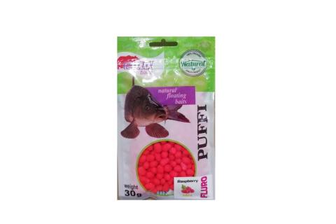 Воздушное тесто GRIZZLY BAITS PUFFI Fluo малина 30 г