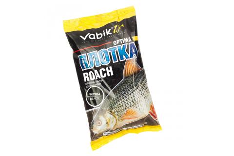Прикормка Vabik Optima ПЛОТКА Roach Black 1 кг (чёрная)