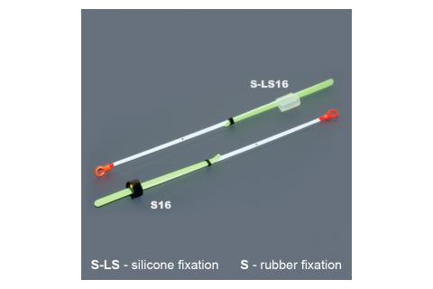 Кивок лавсановый двойной на силиконе NOD S-LS16 (120 мм, тест 0,3-1,2 г, жесткость 25 г) 1 шт. 