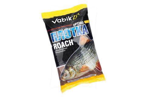 Прикормка Vabik Optima ПЛОТКА Roach 1 кг (коричневая)