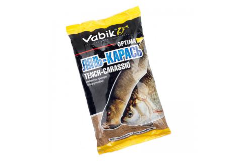Прикормка Vabik Optima ЛІНЬ-КАРАСЬ (Чеснок) 1 кг