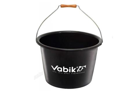 Ведро для прикормки Vabik PRO Black 25 л (без крышки)