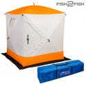 Палатка зимняя Куб Fish2Fish (1,6x1,6х1,7 м) - ракурс 2